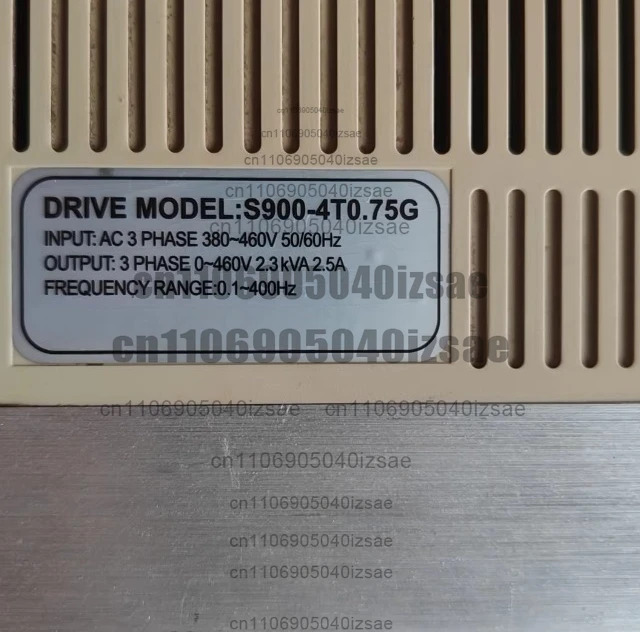 주파수 변환기 S900-4T0.75G 380V 0.75KW 리퍼 완료 OK