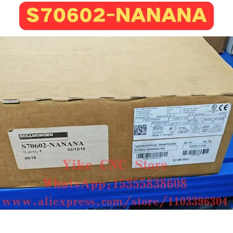 오리지널 S70602-NANANA 서보 드라이브