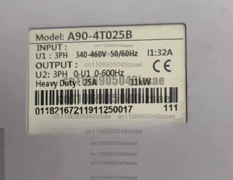 주파수 변환기 A90-4T025B 11KW 380V 리퍼 완료 OK