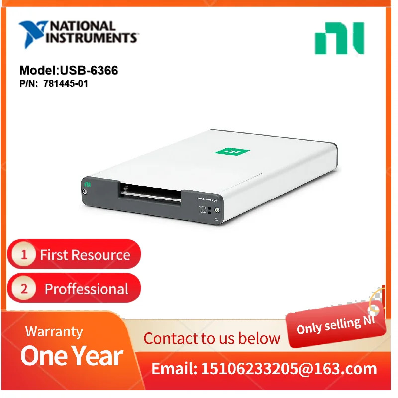 NI USB-6366 781445 -01 USB DAQ PC 기반 장치