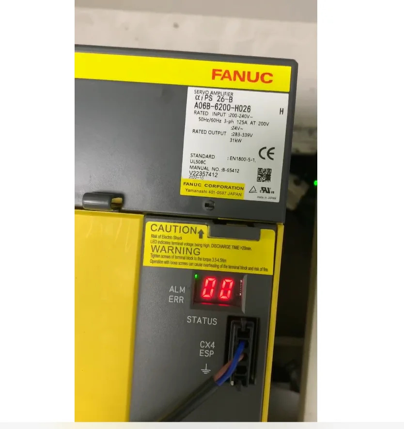 CNC 시스템 기계A06B-6200-H026 Fanuc 드라이브 리퍼 완료
