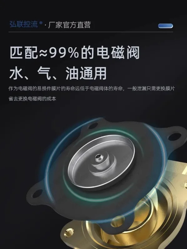 솔레노이드 밸브 다이어프램 고무 패드 스킨 4 분 6 1 인치 2W160-15개