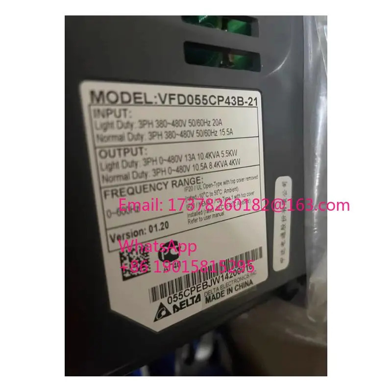 리퍼 VFD055CP43B-21 인버터 완료