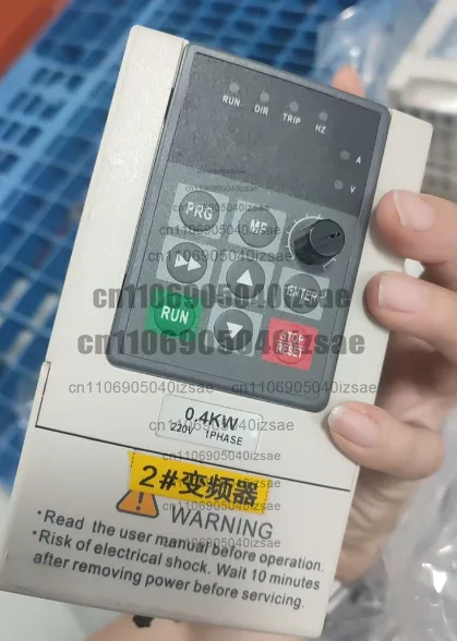 JLS-E-2S-0.4G 0.4kW 220V 인버터 완전 작동 리퍼 완료