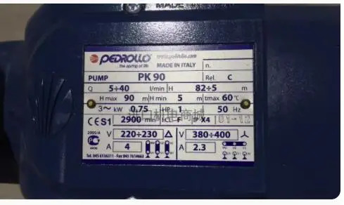 pedrollo 임펠러 펌프 pk90-380V pkm90-220V