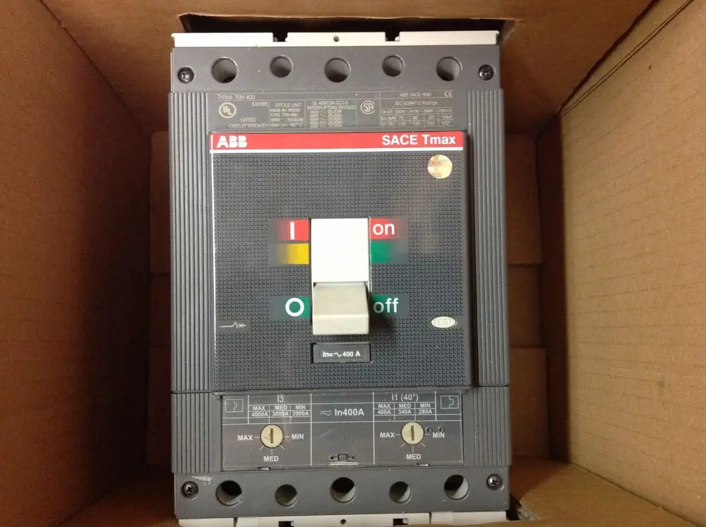 ABB 오리지널 Tmax 몰드 케이스 회로차단기 T5N400 PR221DS-LSI R400 FF 신
