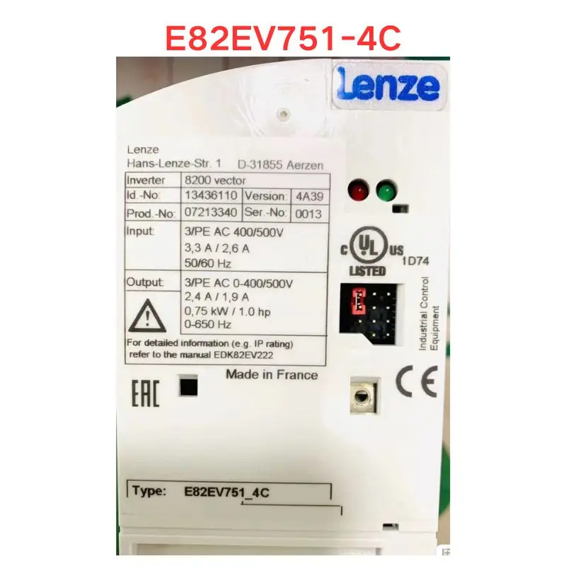 오리지널 E82EV751-4C 주파수 변환기