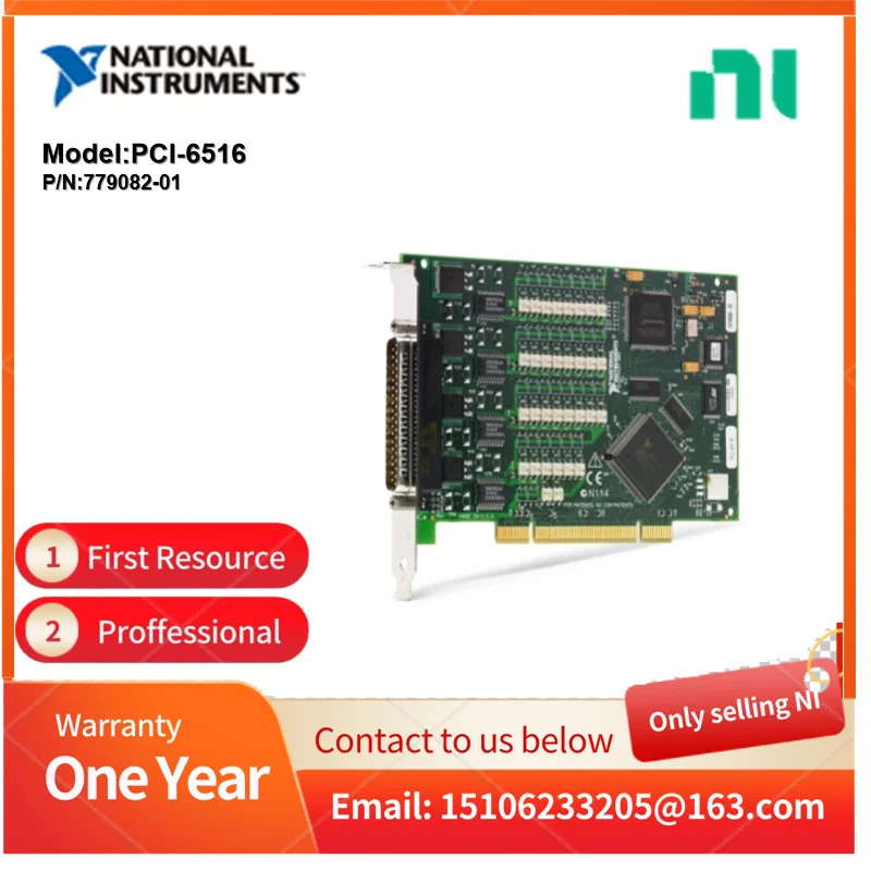 NI PCI-6516 779082-01 디지털 I/O 장치 모듈