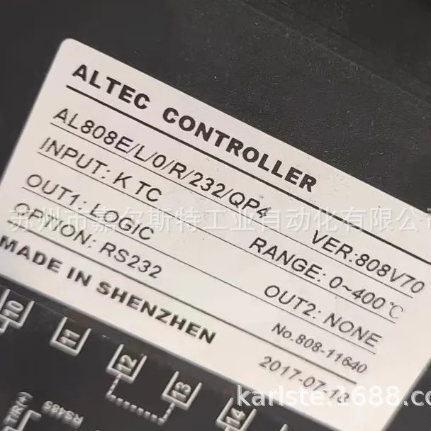 ALTEC 포장 서플라이 온도 컨트롤러 AL808E L 0 R 232 QP4 신