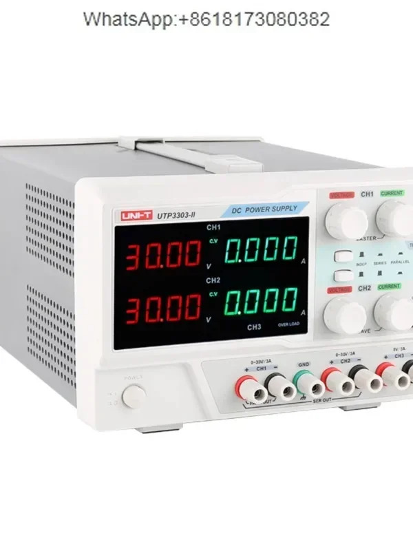 UTP3303/3305 듀얼 채널 조정 가능DC 안정화 전원공급장치 32V 5A 노트북 전화 유지