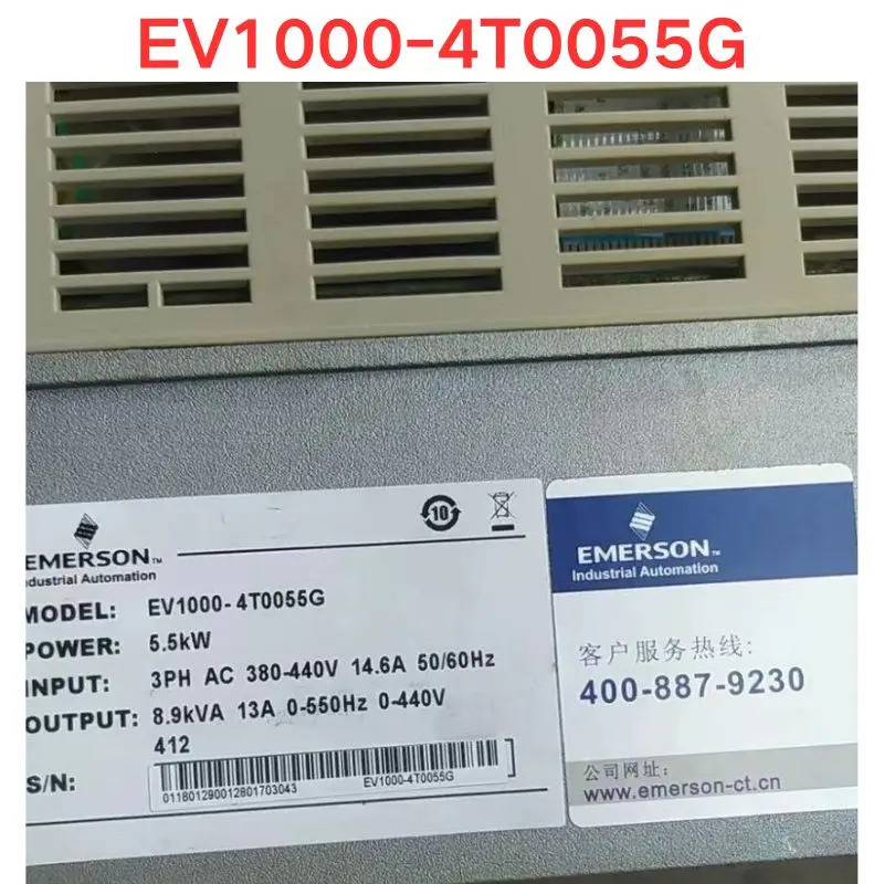 리퍼 Emerson EV1000-4T0055G 주파수 변환기 5.5KW 기능 OK
