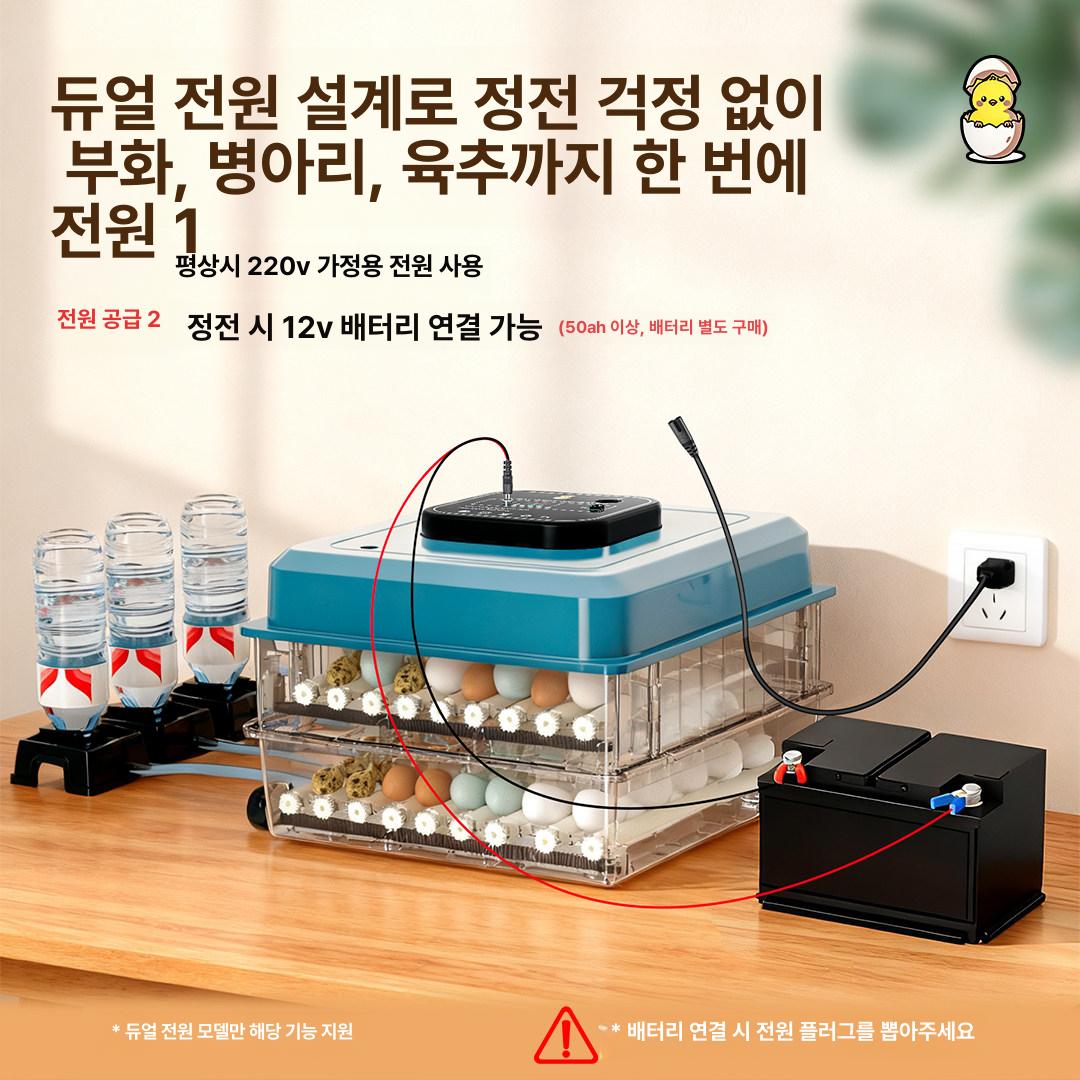 거위 부화기 병아리 인큐베이터 자동 알 오리 양계장 16개 단일 전원 - 상세 이미지 4