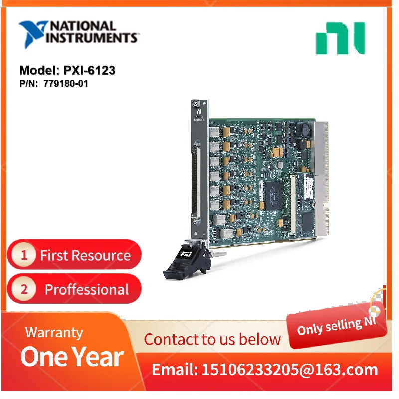 NI PXI-6123 779180 -01 PXI DAQ 신호 조절