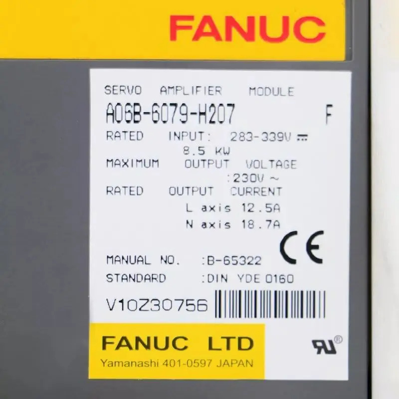 A06B-6079-H207 Fanuc 서보 모듈 Ok A06B6079H207 리퍼 완료