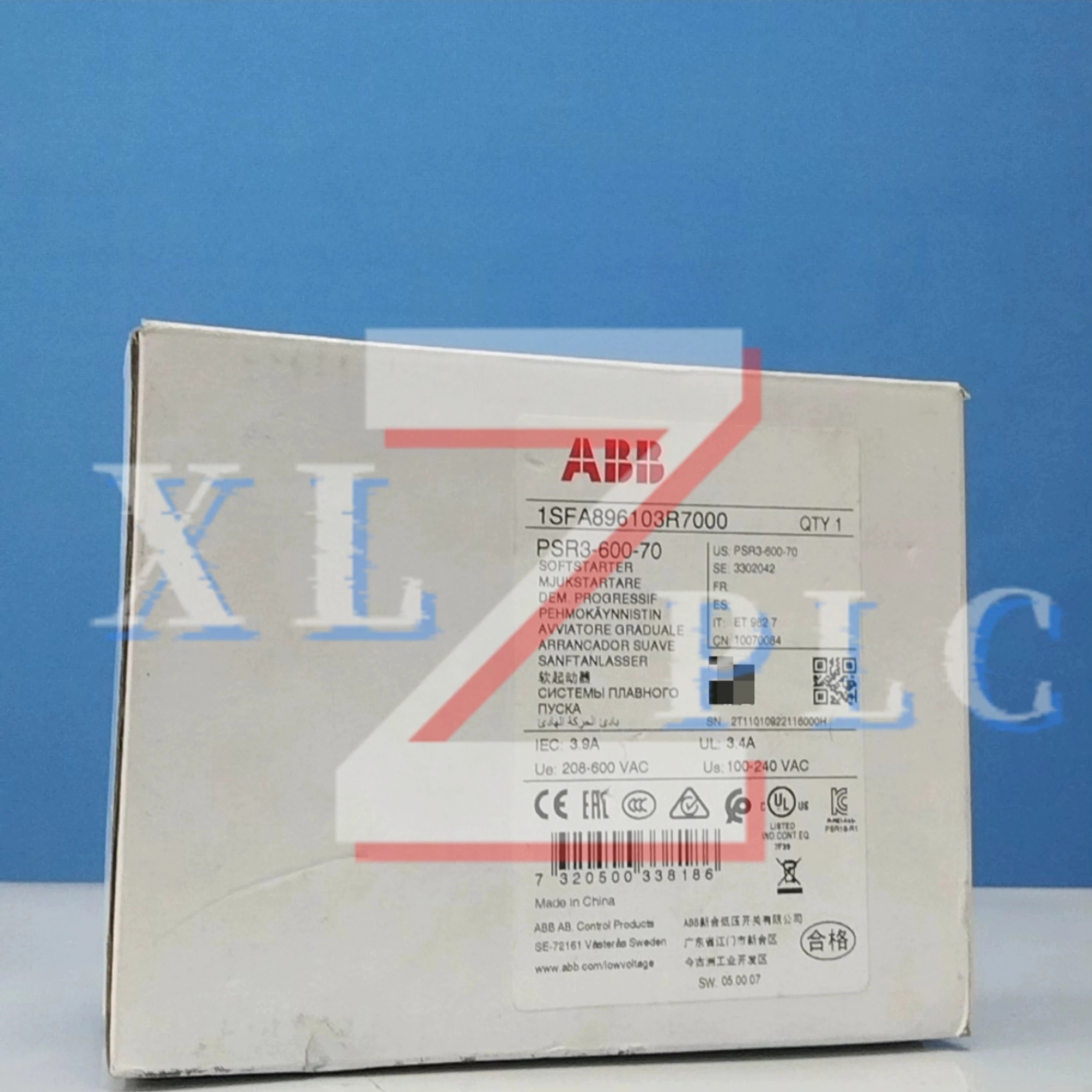 오리지널 소프트 스타터 PSR3-600-701.5KW PSR6-600-703KW PSR9-600-704KW PSR12-600-705.5KW