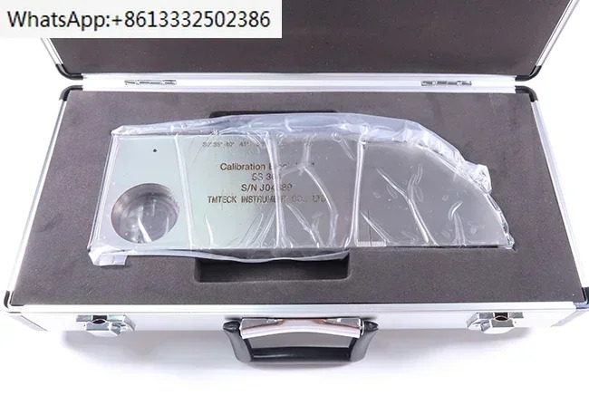 304 스테인레스 스틸 V1 초음파 리퍼 블록 MM 버전 IIW ISO2400-2012직선 홈 m 구멍 포함