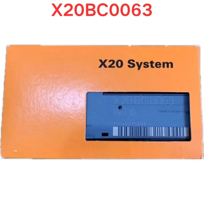 오리지널 X20BC0063 X20 BC 0063 모듈