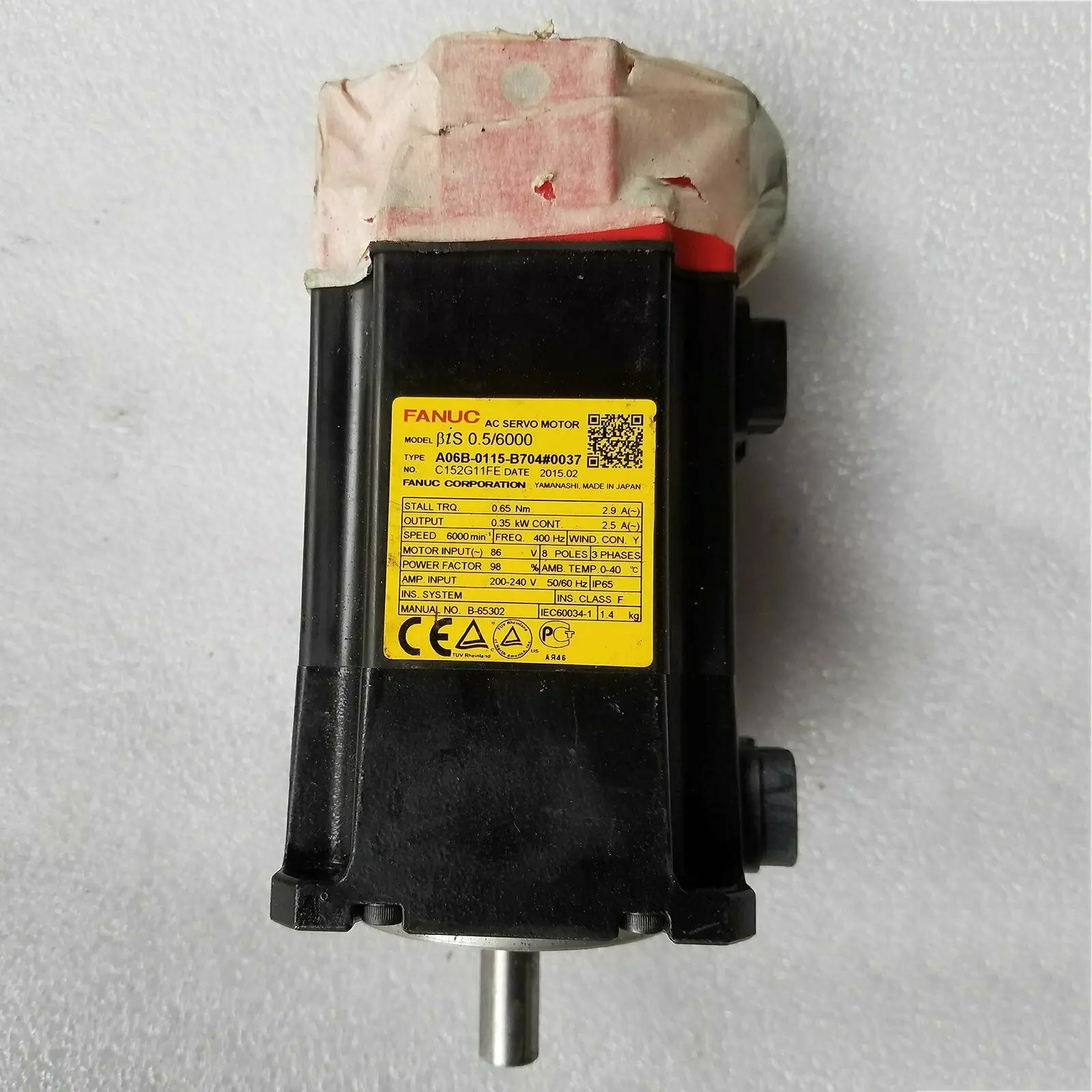 A06B-0115-B704 0037 Fanuc AC 서보모터 리퍼 완료 A06B 0115 B074