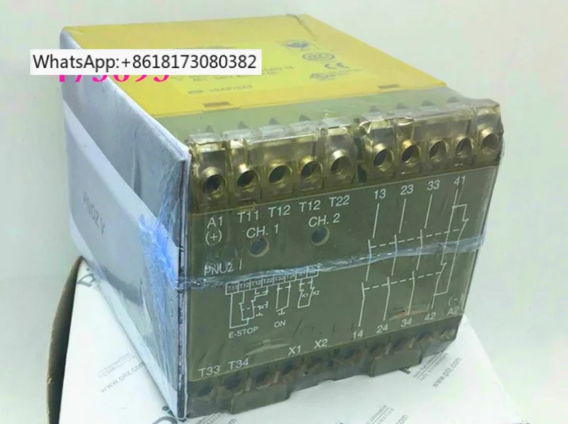 475695 Pirlo 마그네틱 안전 릴레이 모듈 PNOZ 1 24VDC 3S10 474695