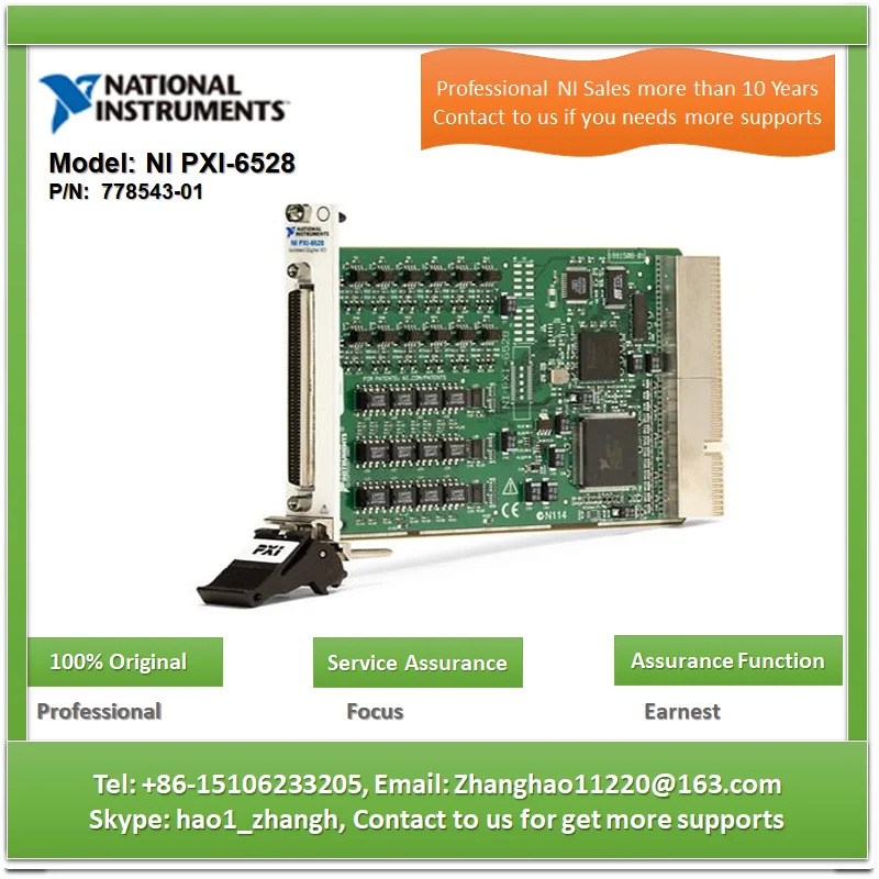 NI PXI-6528 디지털 입력/출력 모듈