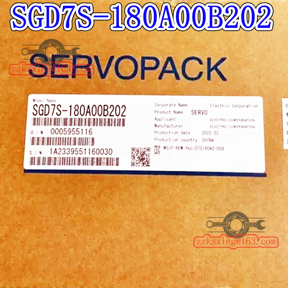 SGD7S-180A00B202 오리지널 AC 서보 드라이버