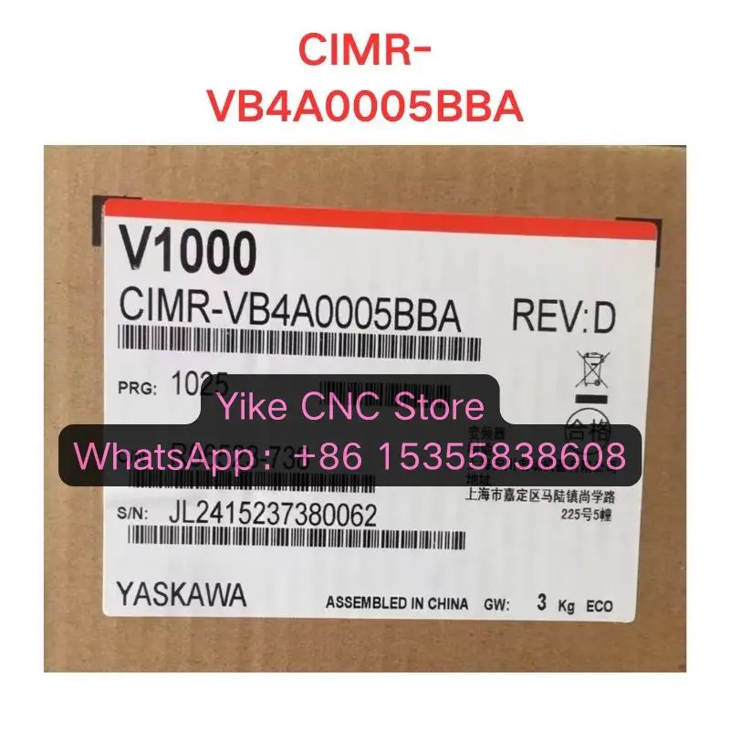 신 오리지널 CIMR-VB4A0005BBA 주파수 변환기