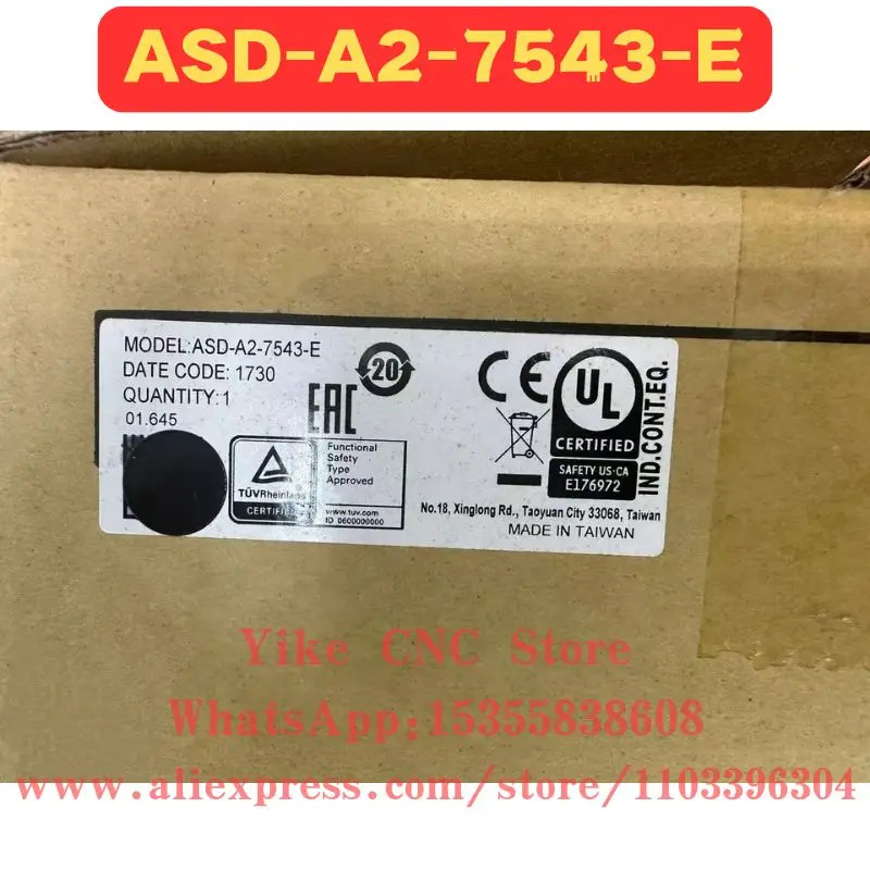 오리지널 ASD-A2-7543-E 서보 드라이브