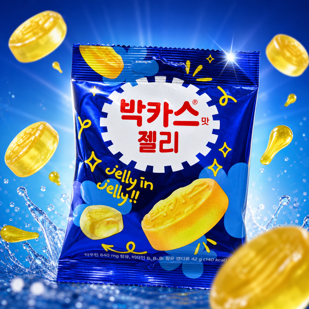 동아제약 박카스 맛 젤리 1봉 구미 비타민 젤리 츄어블 바카스 박하스 - 상품 이미지