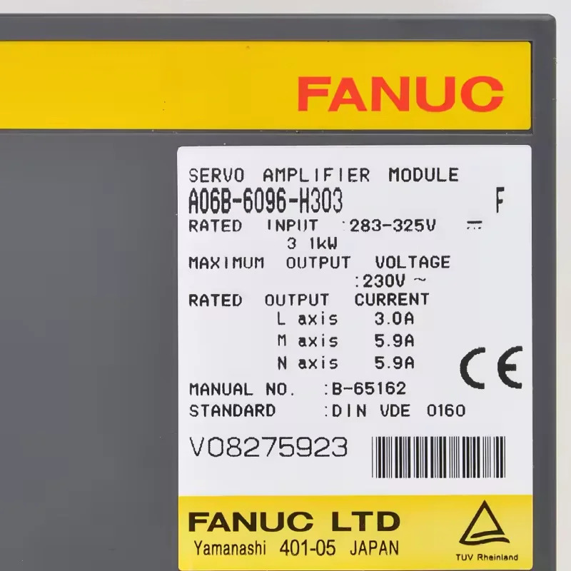 A06B-6096-H303 FANUC 서보 드라이브 증폭기 모듈 리퍼 완료 A06B6096H303