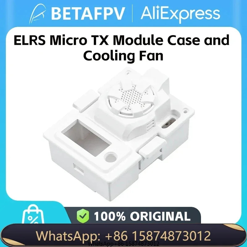 BETAFPV ELRS 마이크로 TX 모듈 배낭 내장 냉각팬 방열판 블랙 버전 2.4G 1W
