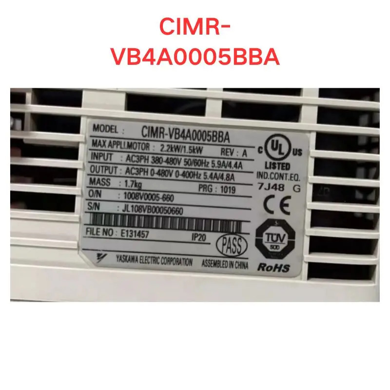 신 오리지널 CIMR-VB4A0005BBA 주파수 변환기