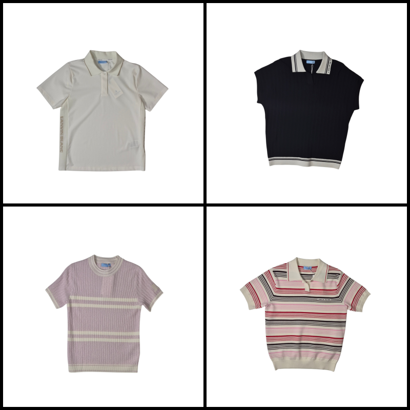 [백화점상품] 랑방블랑 LANVIN BLANC 여성 PK 티셔츠 26SS 라운딩 필드 - 상품 이미지