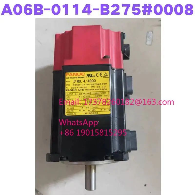 리퍼 A06B-0114-B275 0008 서보모터 완료
