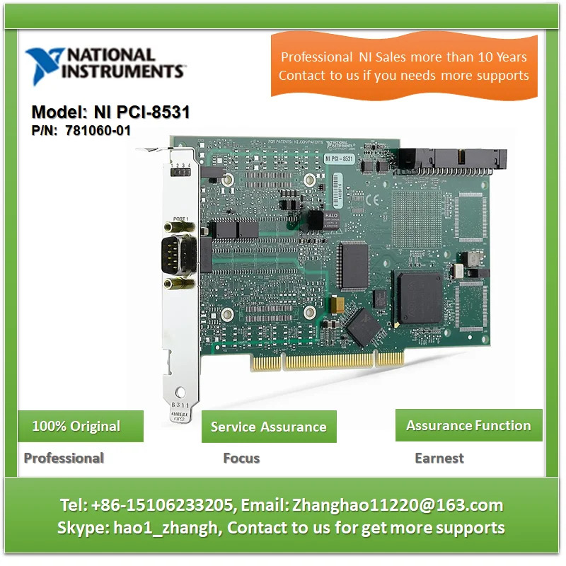 NI PCI-8531 781060 -01 CANopen 인터페이스 모듈