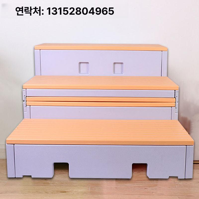 미끄럼방지 계단 디딤대 조립식 스텝 작업용 철제 단상 스테이지 배플 논슬립 - 상세 이미지 2
