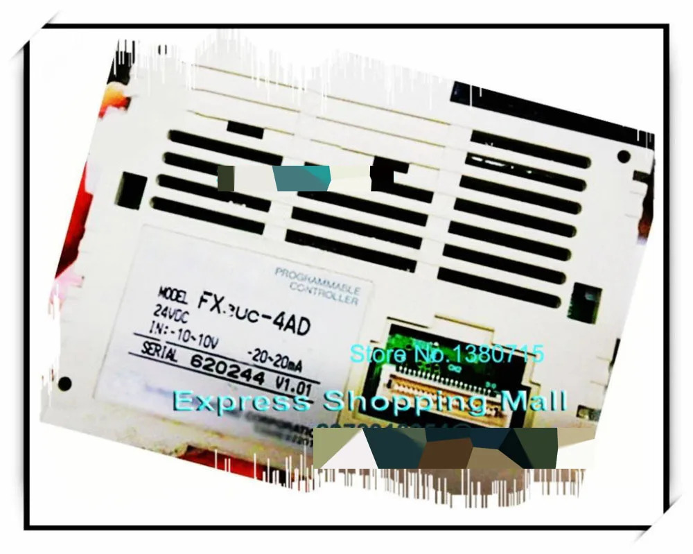 오리지널 FX3UC-4AD PLC 특수 기능 블록 신