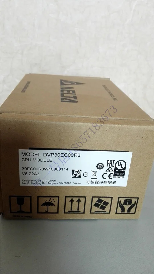 오리지널 델타 PLC 호스트 DVP30EC00T3 DVP30EC00R3 포장