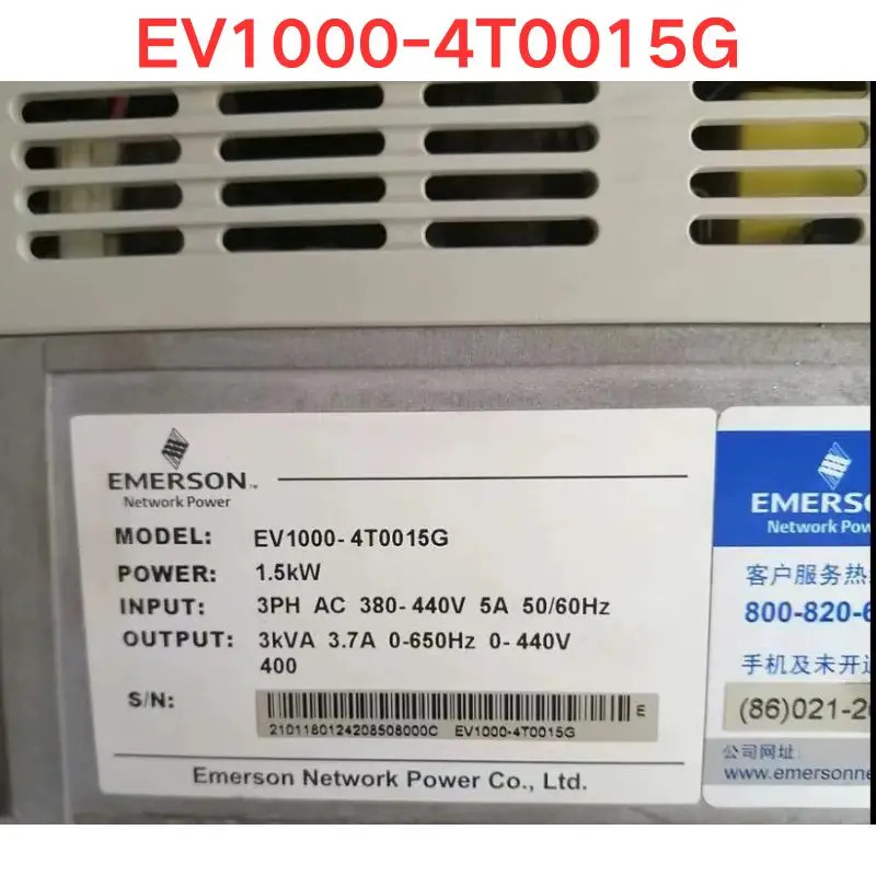 리퍼 Emerson EV1000-4T0015G 주파수 변환기 1.5KW 기능 OK