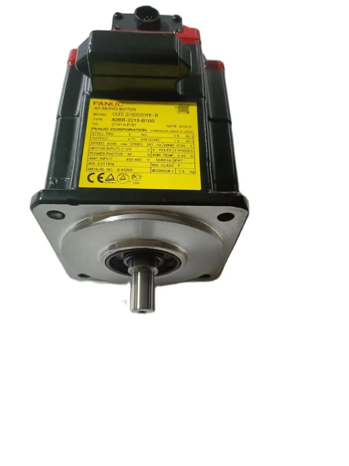 A06B-2213-B100 Fanuc 서보모터 리퍼 완료 A06B 2213 B100