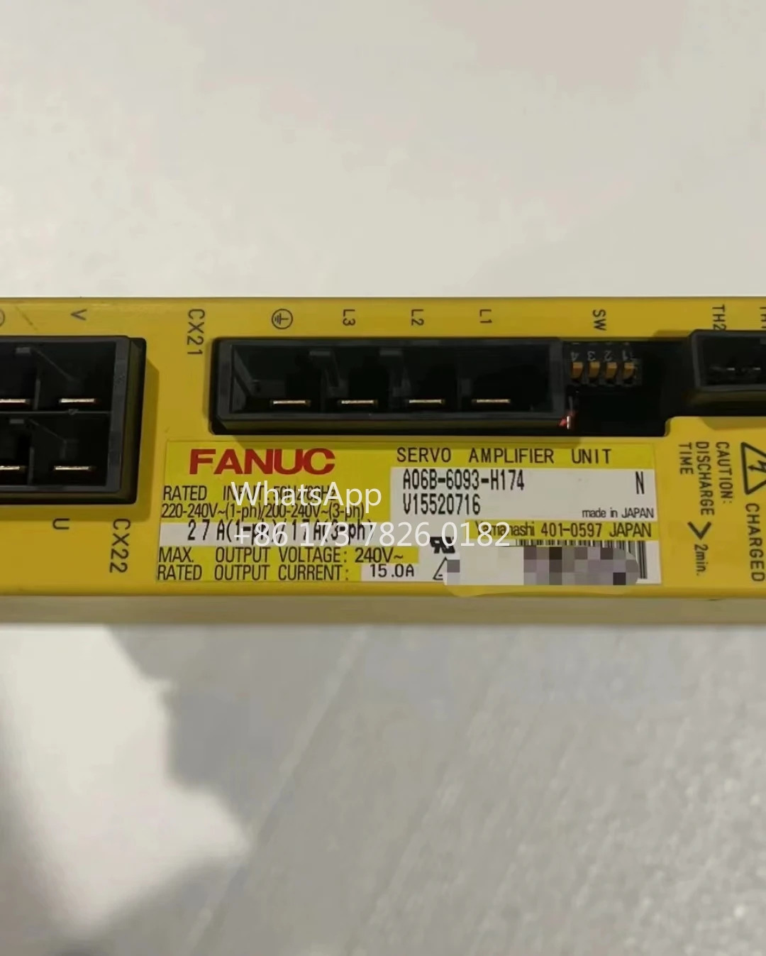 A06B-6093-H174 Fanuc 리퍼 드라이브 작동 기능 OK