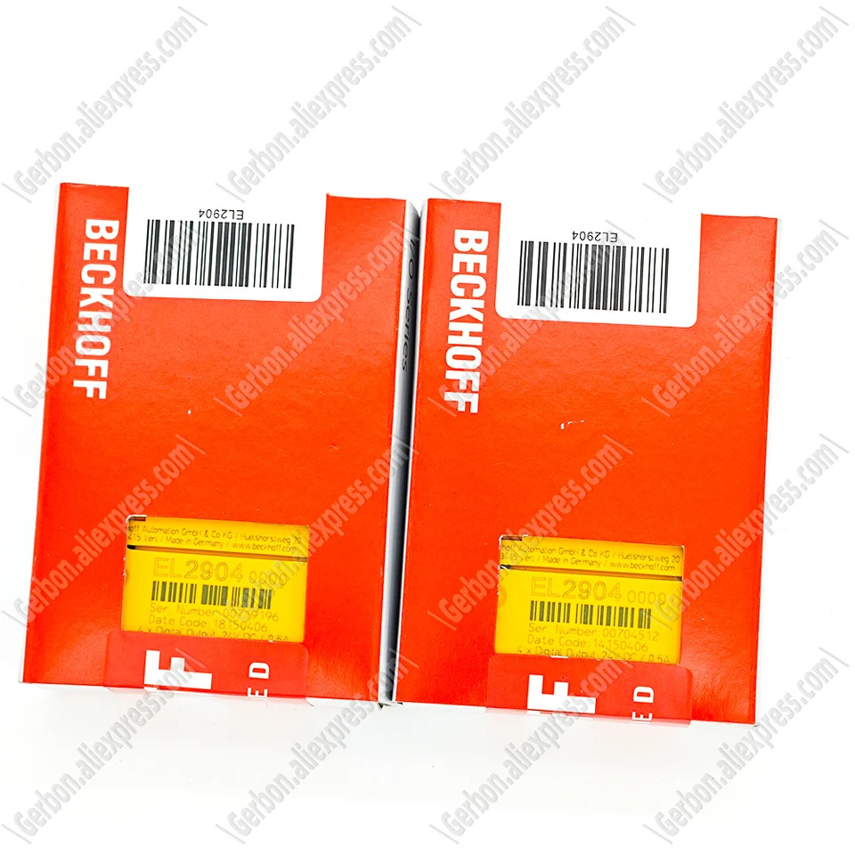 Beckhoff EL2904 EtherCAT 터미널 4 채널 디지털 출력 24 V DC 0.5 A TwAFE 신