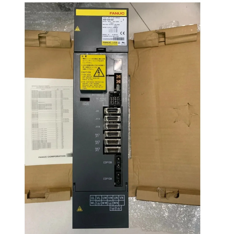 A06B-6096-H301 Fanuc 서보 드라이브 증폭기 모듈 12개월 A06B 6096 H301
