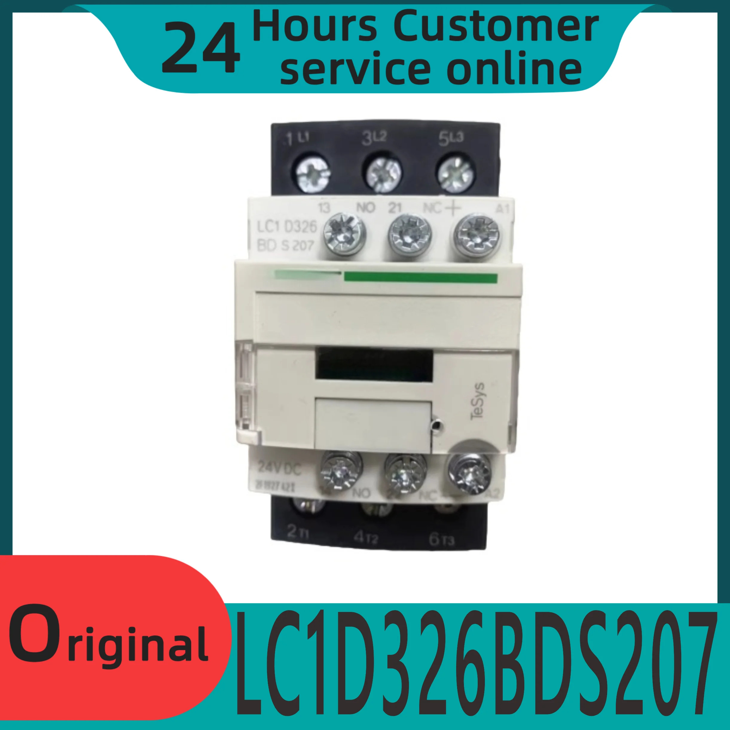 원본 LC1D326BDS207 접촉기 LC1-D326BDS207 DC24V