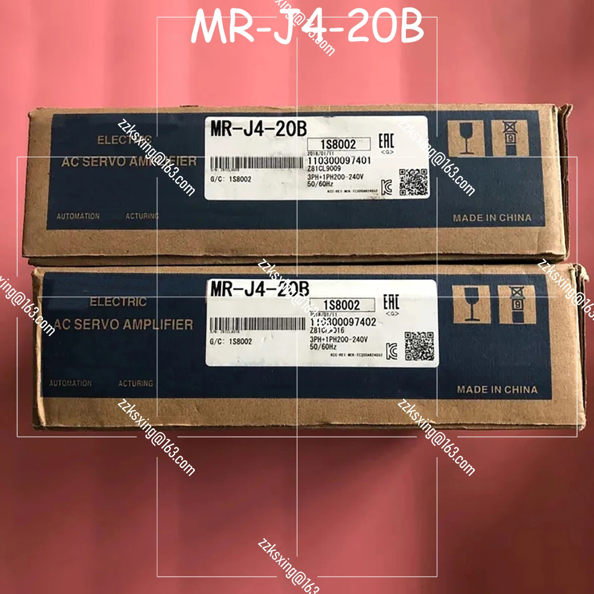 MR-J4-20B 오리지널 서보 드라이버 신