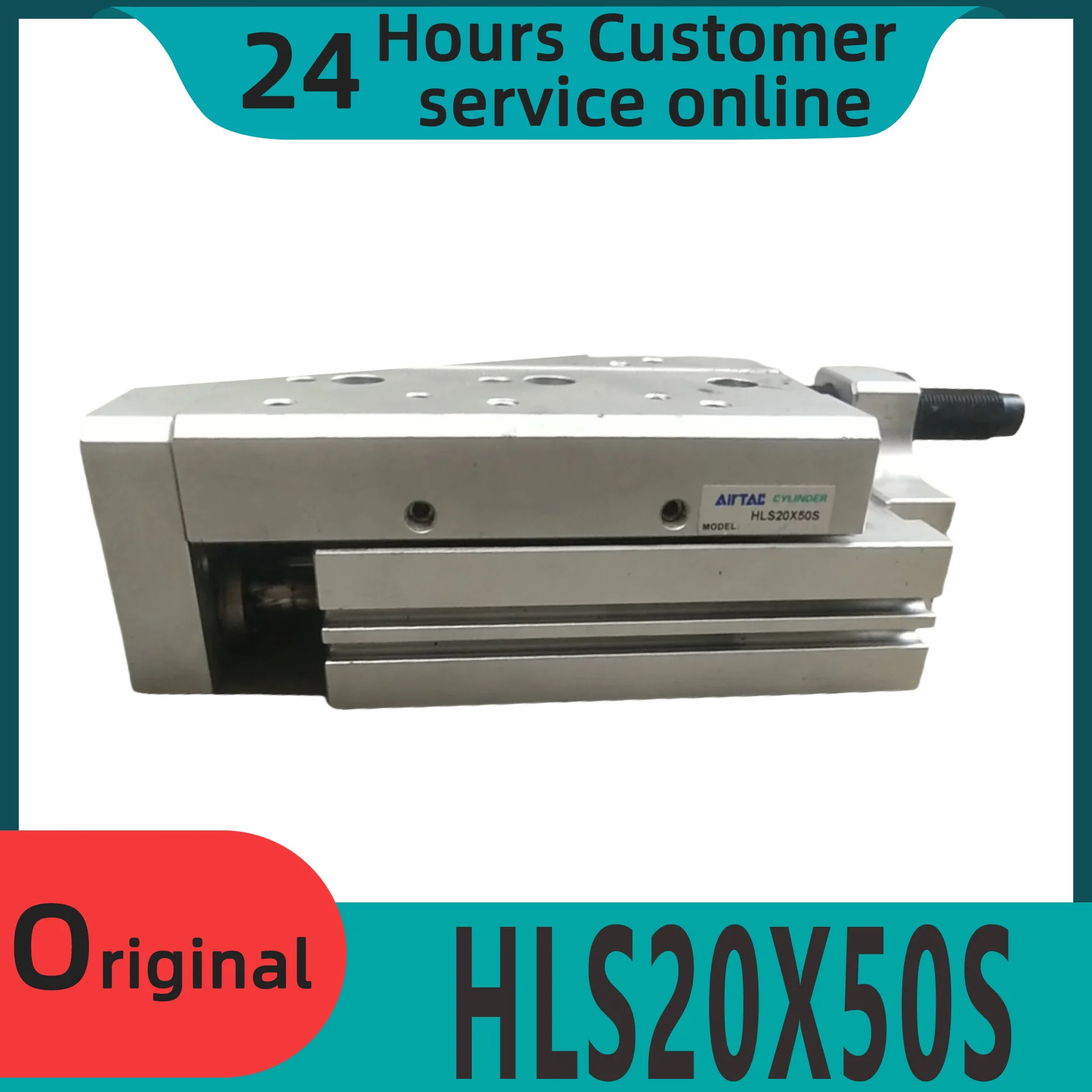 오리지널 슬라이드 테이블 실린더 HLS20X50S HLS20X75S HLS20X100S HLS20X125S HLS20X150S 신
