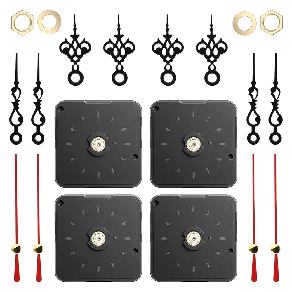 3D 프린터 DIY 시계 모델 부품 호환 프린트 Mini/X1/X1C/X1E MH011 Bambulab (4개) 크리에이티브 키트, 교체품, Makerworld P1P/P1S/A1 - 상품 이미지