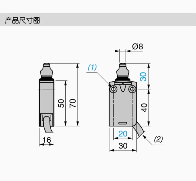 슈나이더 리미트 트래블 스위치 XCMD2111L1 센서 ZCMD21 보호 직동형 ZCE11 포함