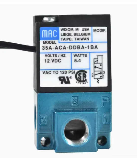 MAC 솔레노이드 밸브 35A-ACA-DDAA-1BA 35A-ACA-DDBA-1BA 35A-ACA-DDFA-1BA 35A-AAA-DDAA-1BA 35A-AAA-DDBA-1BA 3