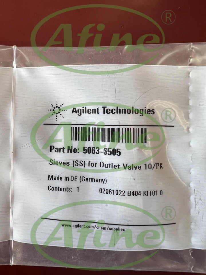 AFINE Agilent 입구 밸브 출구 5063-6505G1312-60012 스크린 G1312-60067