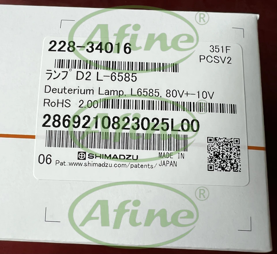 AFINE 중수소 램프 시마즈 228-34016 SPD-M10p L-6585